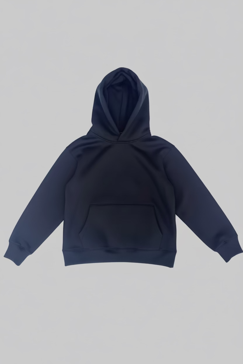 500 GSM Black Hoodie